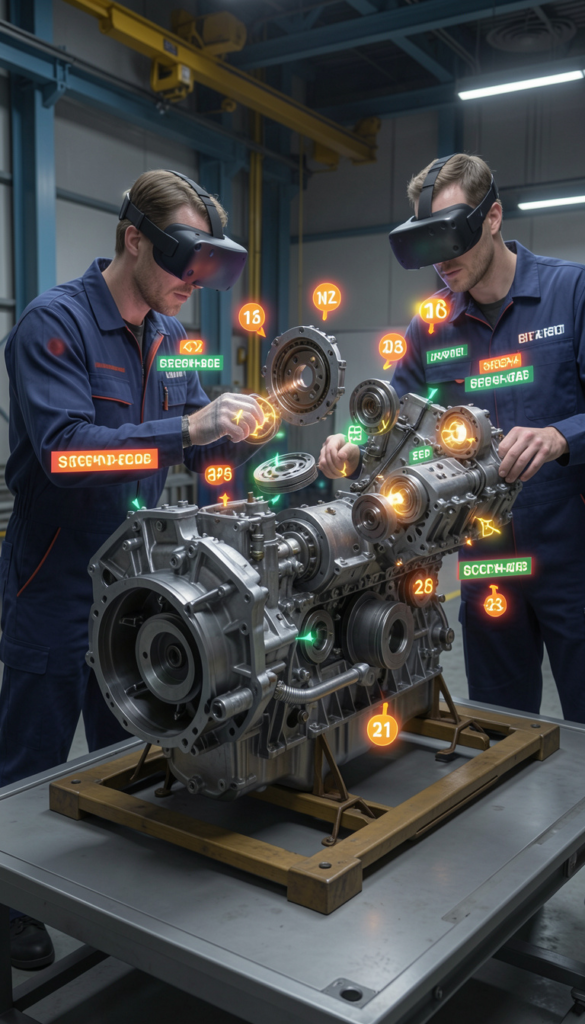 freepik technician in vr headset performing a virtual step 91667